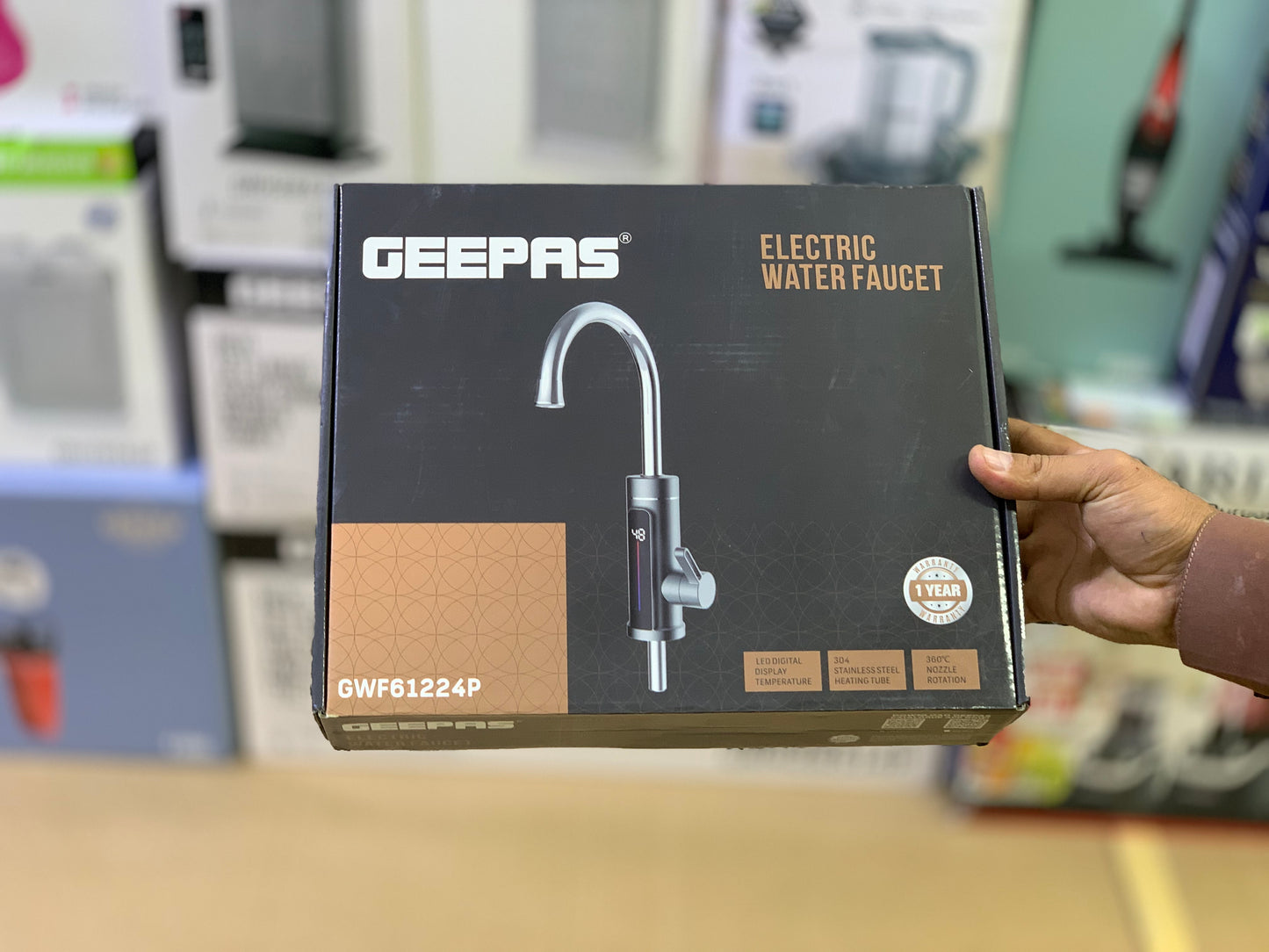 Geepas brand Instead  Faucet high quality 3500 watt