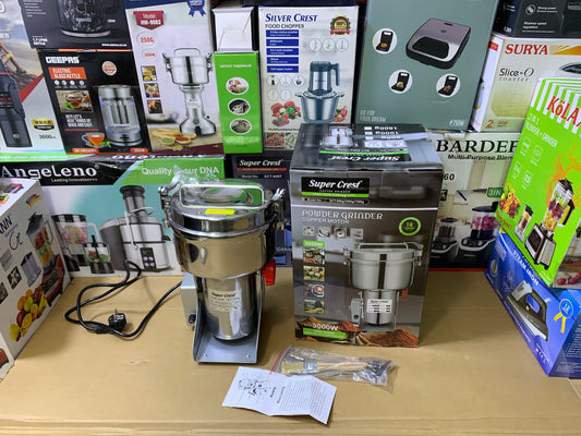 Super crest spice grinders 150g to 2kg | Stainless Steel blades and Full Copper Motor