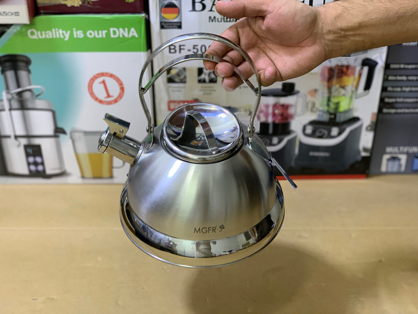 MGFR brand 12 Pieces Cookware set Stainless Steel Super Capsule bottom