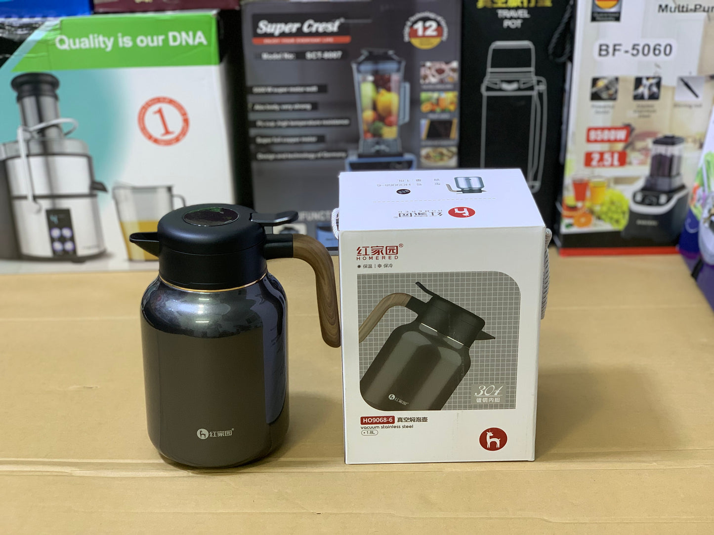 Homered Tea Thermos SUS 304 |1.8LTR and 24 Hot&Cold | Model:9068-6
