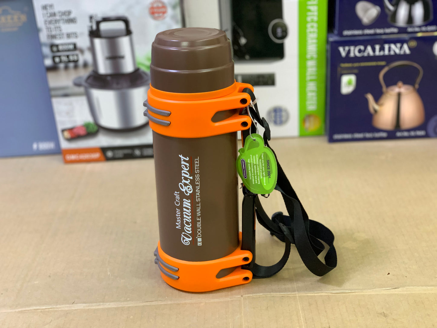 D.Kadi brand vacuum sports water Bottle 1.8L 304 Stainless Steel