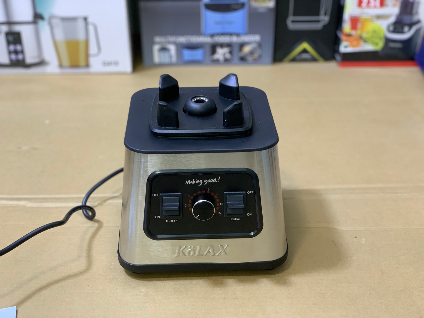 Kolax 2in1 Blender and grinder 3600watt 2.5L Stainless Steel blades