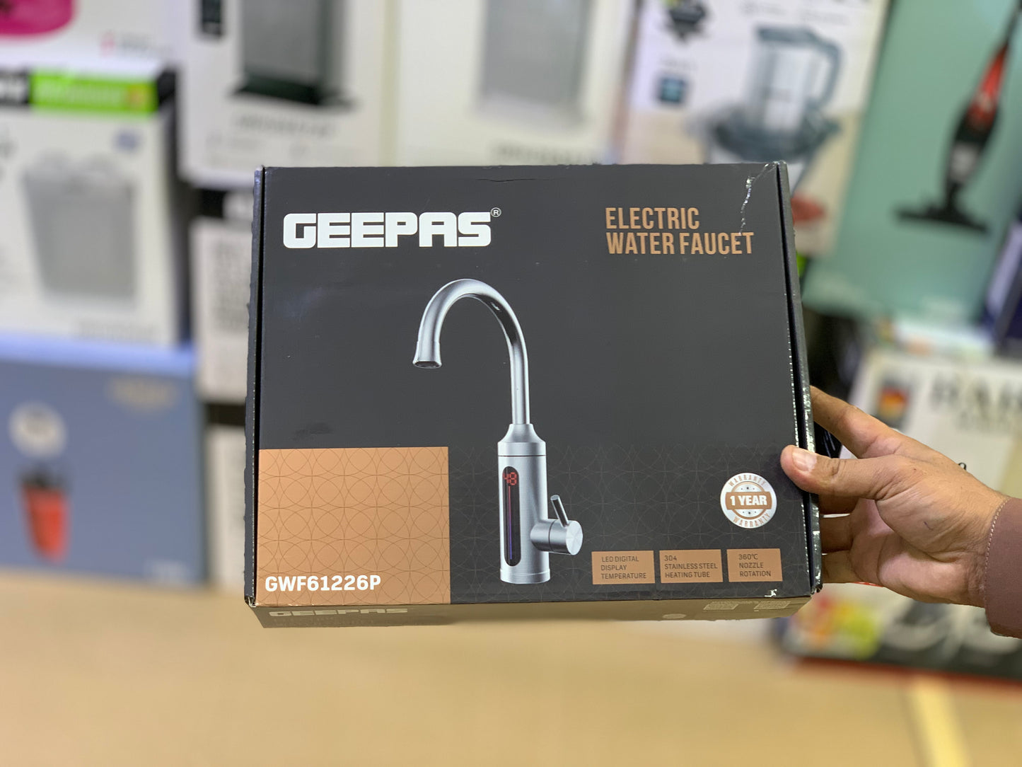 Geepas brand Instead  Faucet high quality 3500 watt