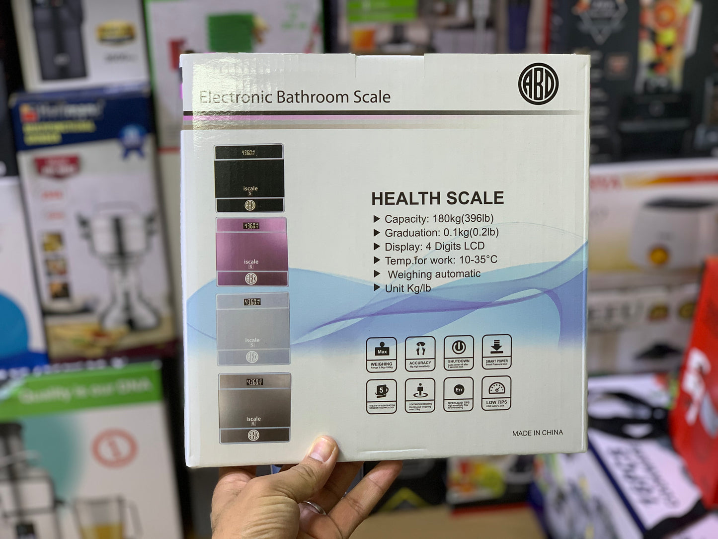 Electric Bathroom Scale 180Kg | Electric Weight Scale |