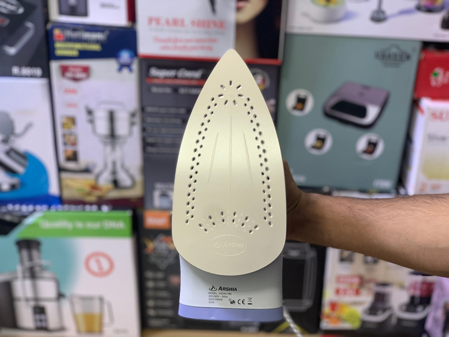 Arshia Brand Steam Iron AS240-789 | 2400 watt Nonstick Plate