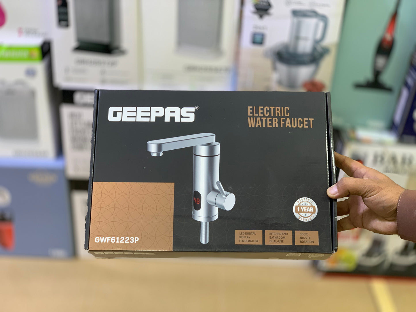Geepas brand Instead  Faucet high quality 3500 watt