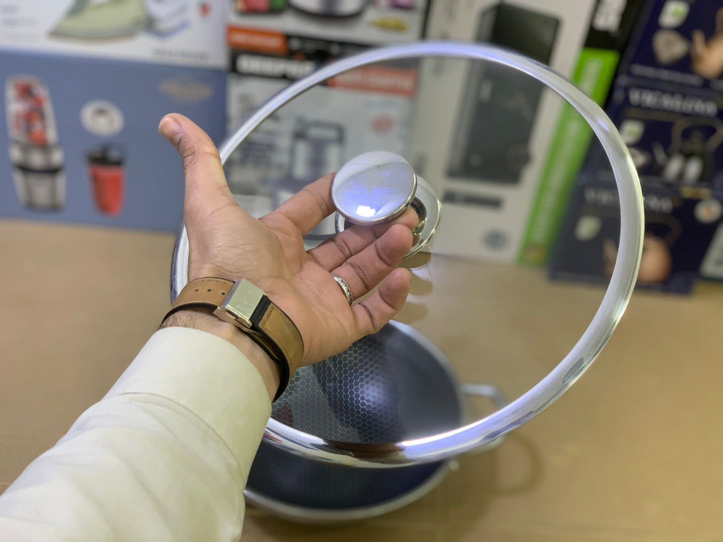 Deep Handi Type Casserole SUS 316 Pure Nonstick and stainless steel