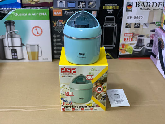 2 in 1 Yogurt and Ice Cream Maker 0.8L and 8W