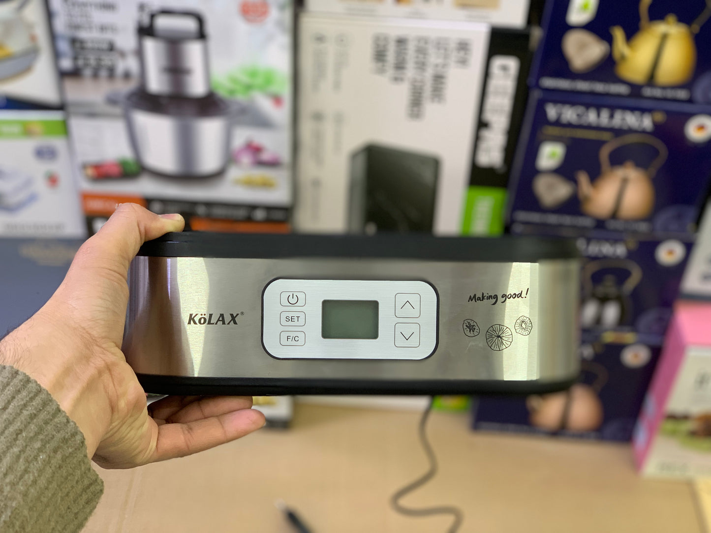 Kolax brand Dehydrator 5 Acrylic tray 240 watt