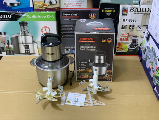 Bosch Multifunction Food Chopper 5L and 1000 watt Stainless Steel Double Blades | Model 2450