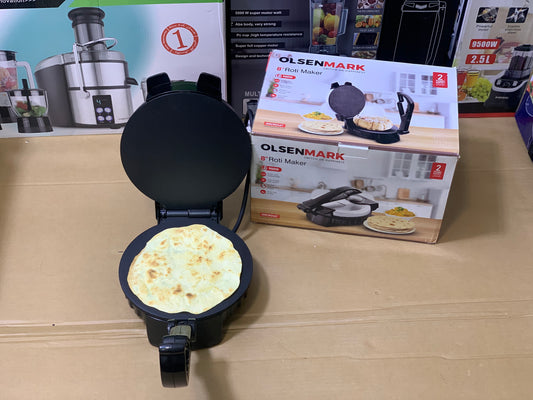 Olsen Mark 8cm Roti Maker 900 watt Nonstick double plate High quality