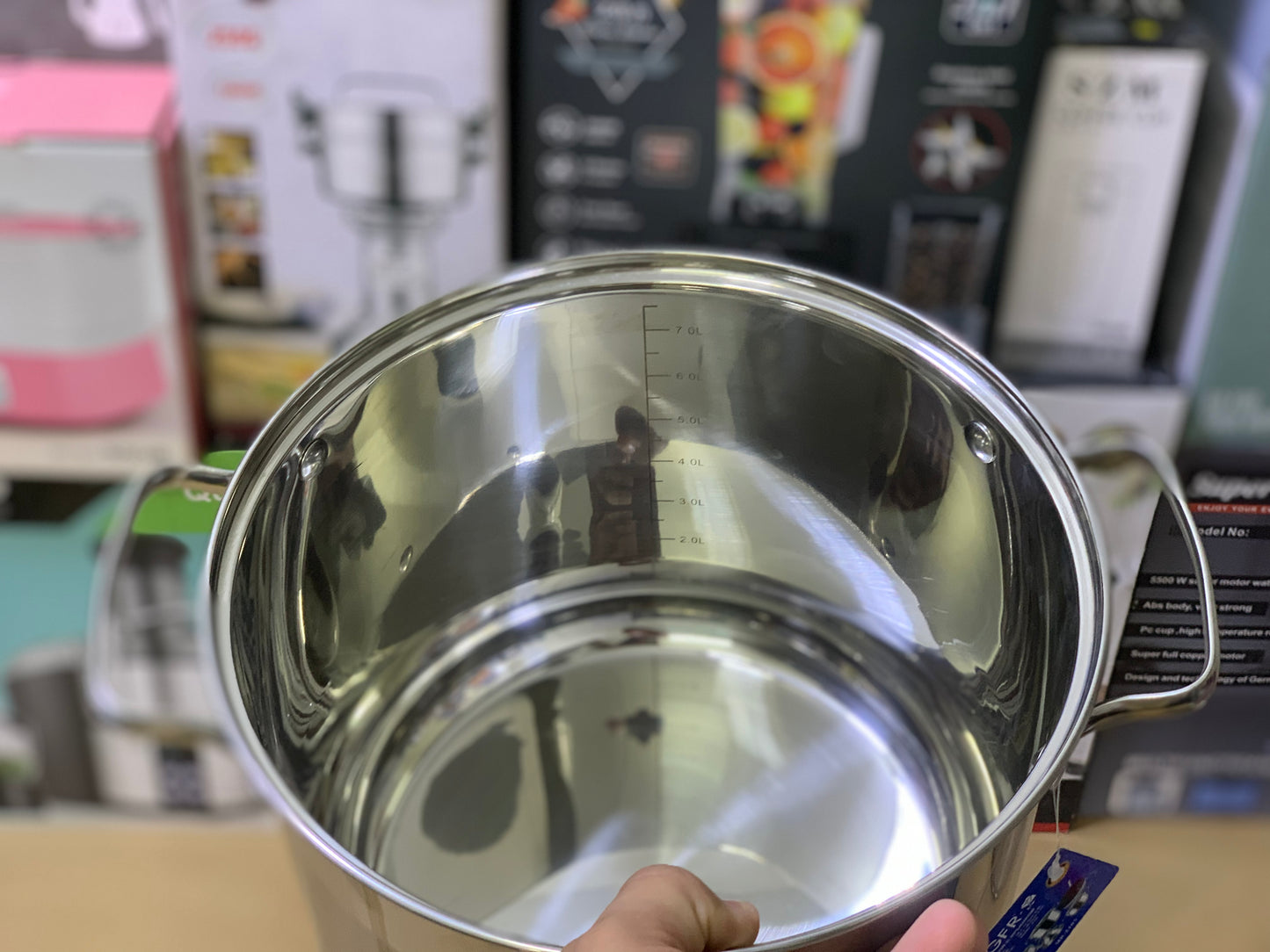 MGFR brand 12 Pieces Cookware set Stainless Steel Super Capsule bottom