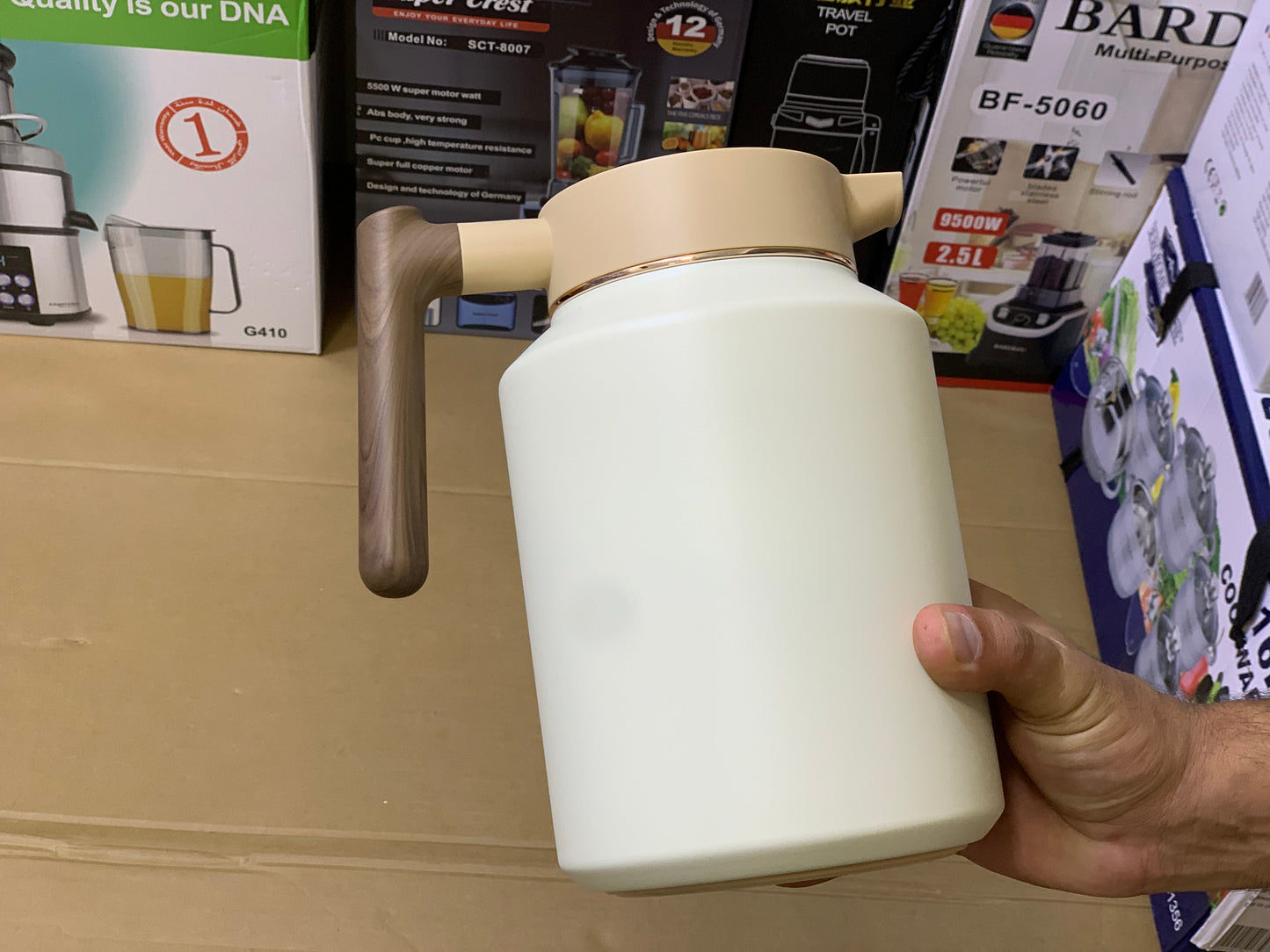 D-Kadi Tea and coffee Thermos SUS304 |Hot&Cold 24hrs Tea Kettle 1900 ml | Model:9096