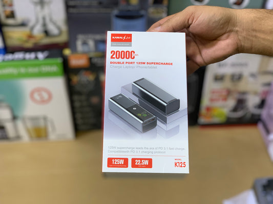Kamal Brand Power Bank 20000mah | Fast Charging Double Charging Port