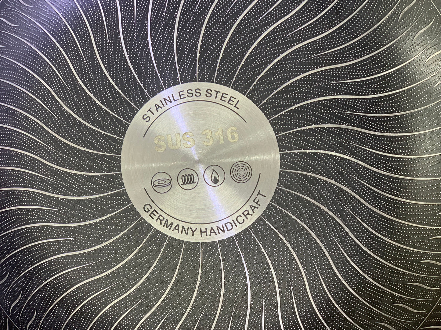 Deep Handi Type Casserole SUS 316 Pure Nonstick and stainless steel