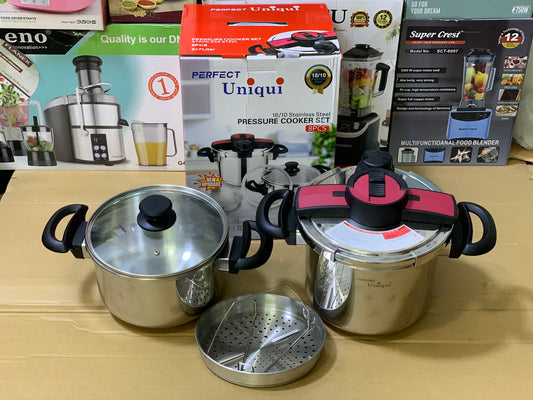 Perfect UniquI brand 8in1 Pressure Cooker 5L and 7L stainless steel |