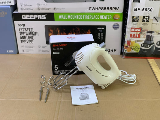 Sharp brand electric Hand Mixer and beater 5 Level speed high quality