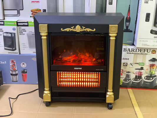 Geepas brand electric 3D flaming blower heater 800 watt | model : 28579