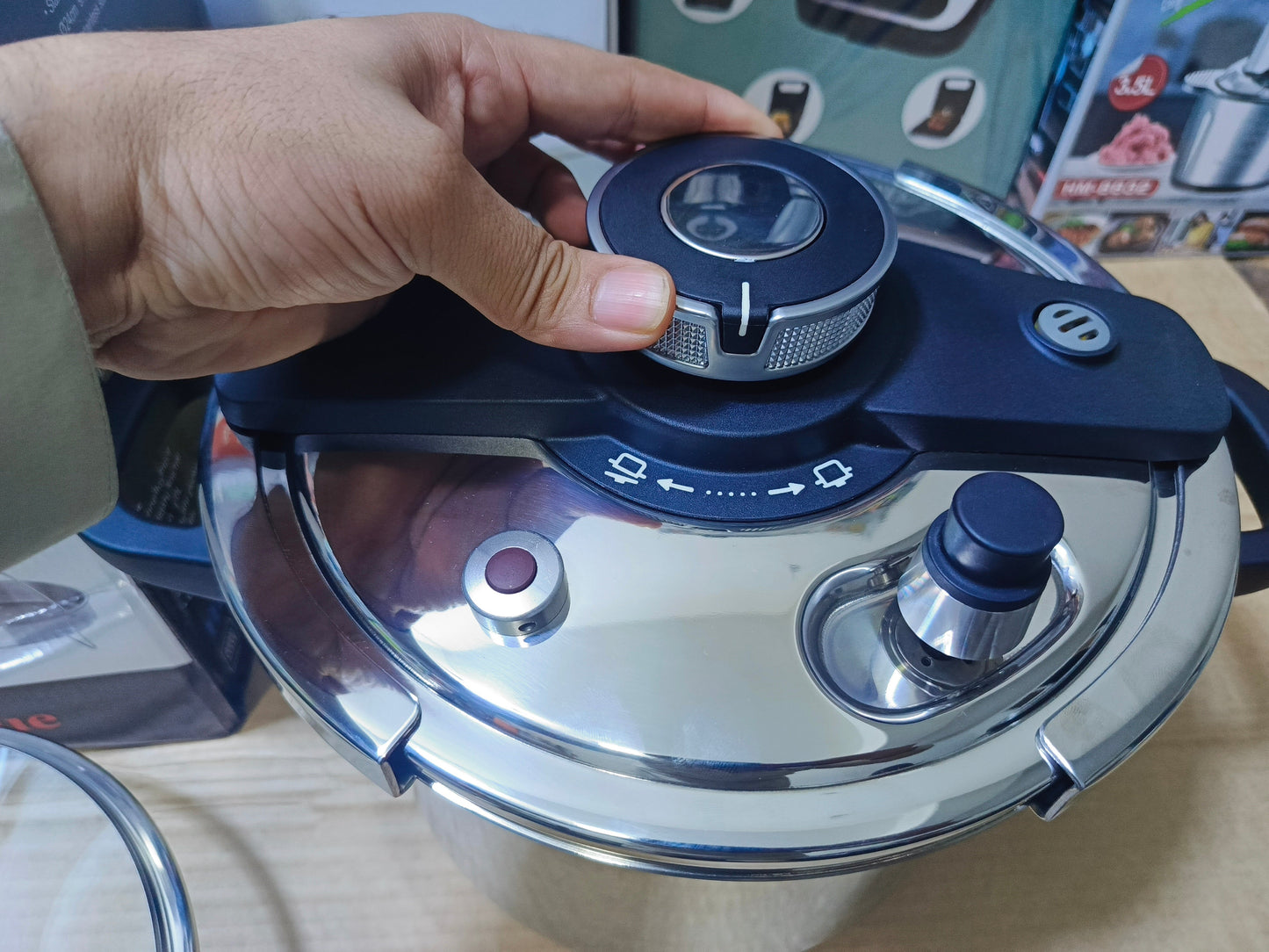 9L 2 in 1 Pressure Cooker Stainless steel