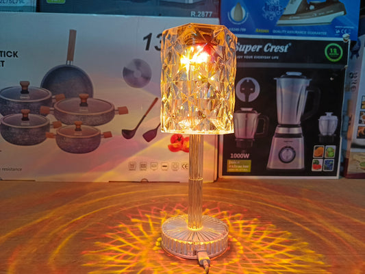 LED Crystal Light With Bluetooth Speaker 2 in 1 Bedroom Decor Lamp